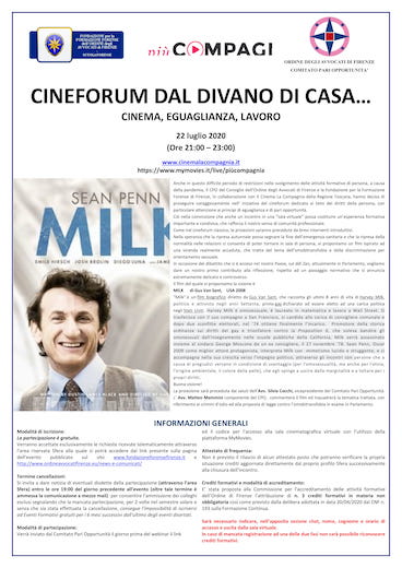 CINEFORUM DAL DIVANO DI CASA… CINEMA, EGUAGLIANZA, LAVORO